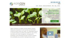 Desktop Screenshot of agricensciences.com