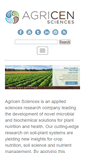 Mobile Screenshot of agricensciences.com