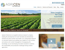 Tablet Screenshot of agricensciences.com
